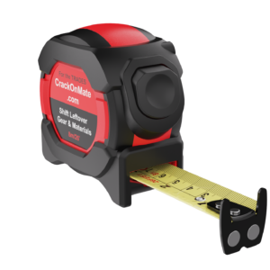 1-Pack 8m/26ft Auto-Lock Tape Measure – Heavy Duty Magnetic Hook, Double-Sided 25mm Blade, Nylon Coated, Class II – Shockproof Case, Belt Clip – Pro Measuring Tape for Trades & DIY