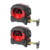 2 pack – 8m/26ft Auto-Lock Tape Measure – Heavy Duty Magnetic Hook, Double-Sided 25mm Blade, Nylon Coated, Class II – Shockproof Case, Belt Clip – Pro Measuring Tape for Trades & DIY