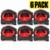 6 pack 8m/26ft Auto-Lock Tape Measure – Heavy Duty Magnetic Hook, Double-Sided 25mm Blade, Nylon Coated, Class II – Shockproof Case, Belt Clip – Pro Measuring Tape for Trades & DIY